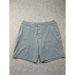 Lululemon Men's 34 Golf Shorts Green Gray ABC Classic Fit‎ 9" Inseam